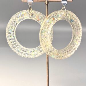 Boucles d'oreilles Christine transparent