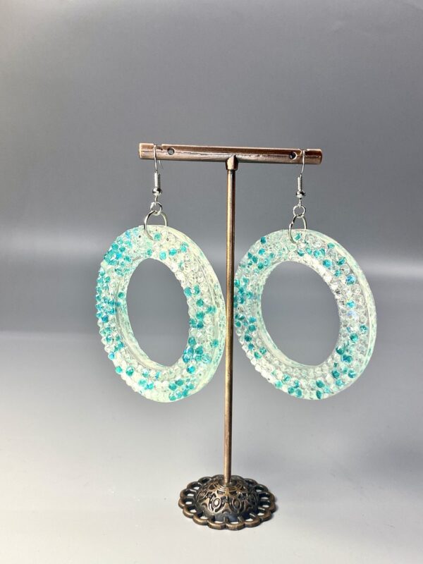 Boucles d'oreilles Christine turquoise