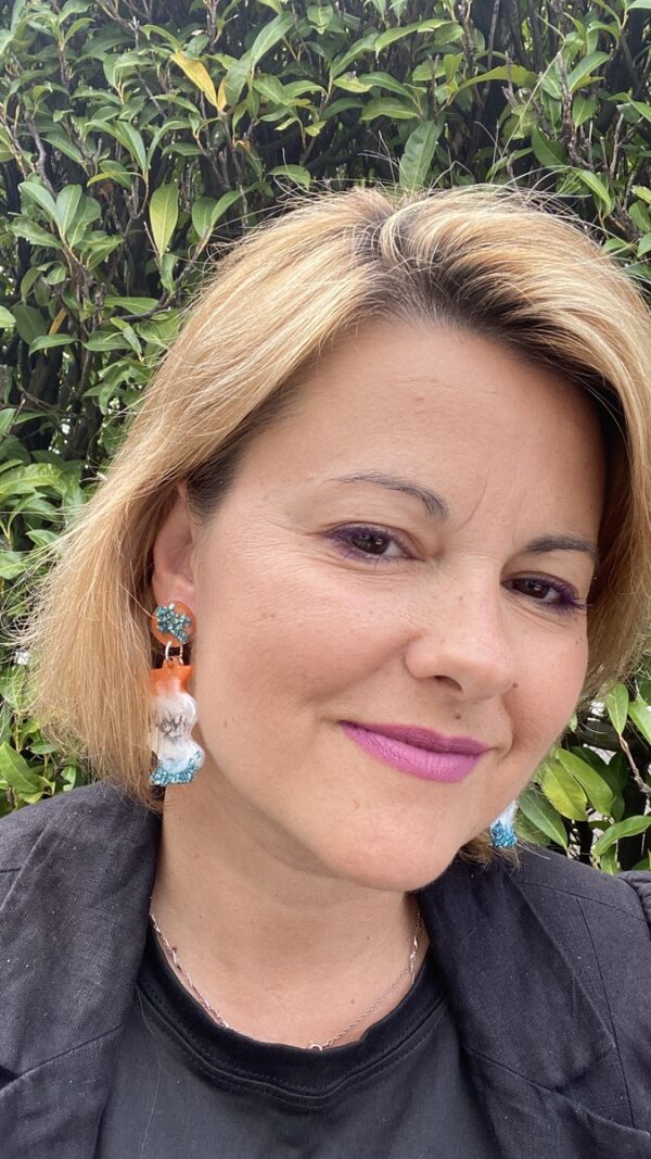 Boucles d’oreilles vague 3 couleurs – Image 6